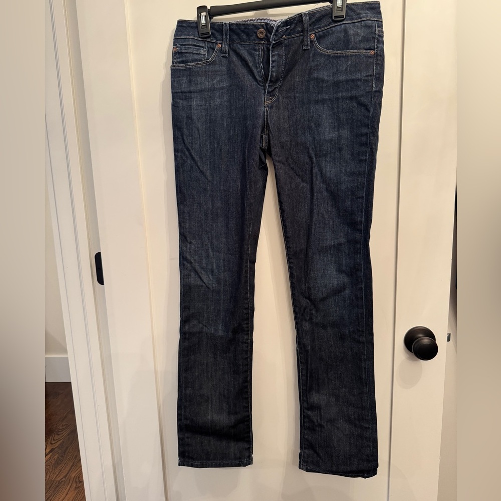 GAP Dark Blue Straight Leg Women's Jeans 31 Cute